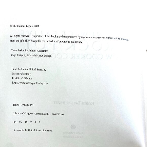 YUM!! The New Creative Crock Pot Cookbook by Robin Taylor Swatt and Rival - Picture 5 of 5